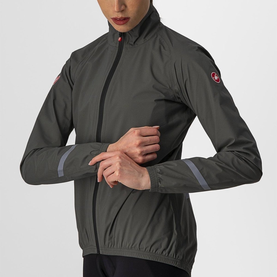 Green Women Castelli EMERGENCY 2 W RAIN Protection | 378416ZUE