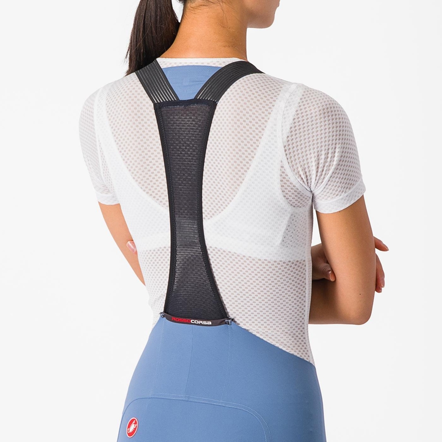 Grey Blue Women Castelli FREE AERO RC W Bib Shorts | 184925CVI