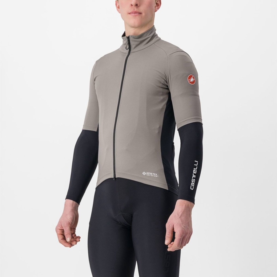 Grey Men Castelli PERFETTO RoS 2 WIND Jackets | 105764UGB