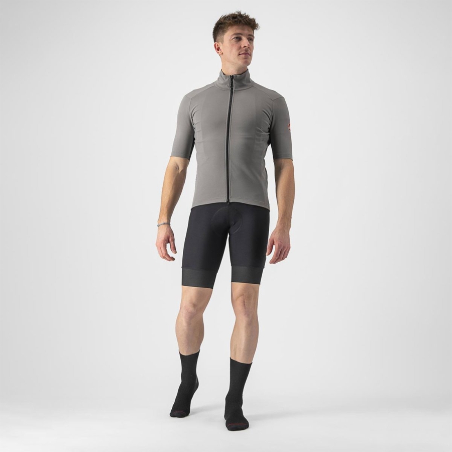 Grey Men Castelli PERFETTO RoS 2 WIND Jackets | 105764UGB