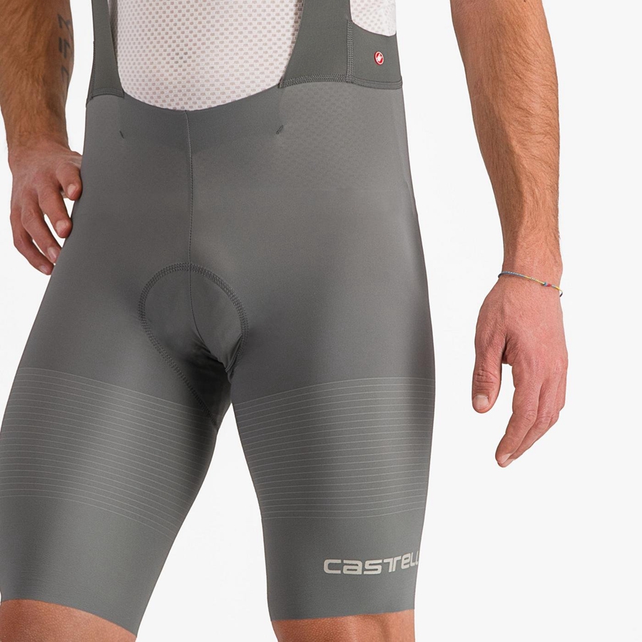 Grey Men Castelli PREMIO Bib Shorts | 862513KYS