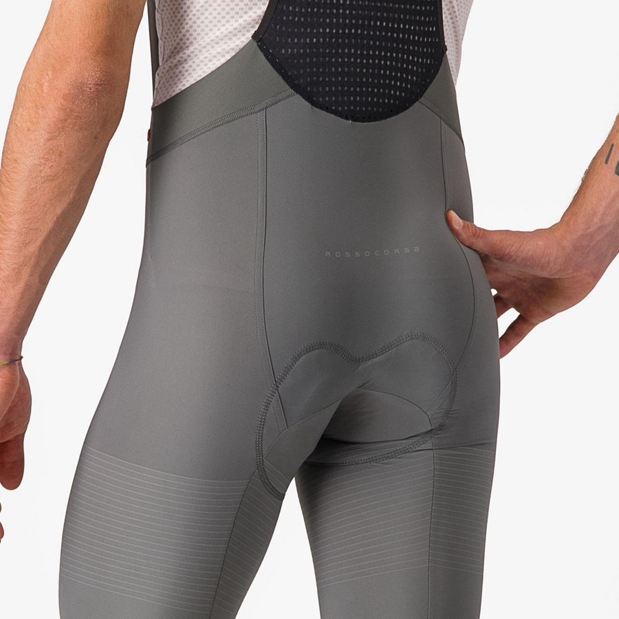 Grey Men Castelli PREMIO Bib Shorts | 862513KYS