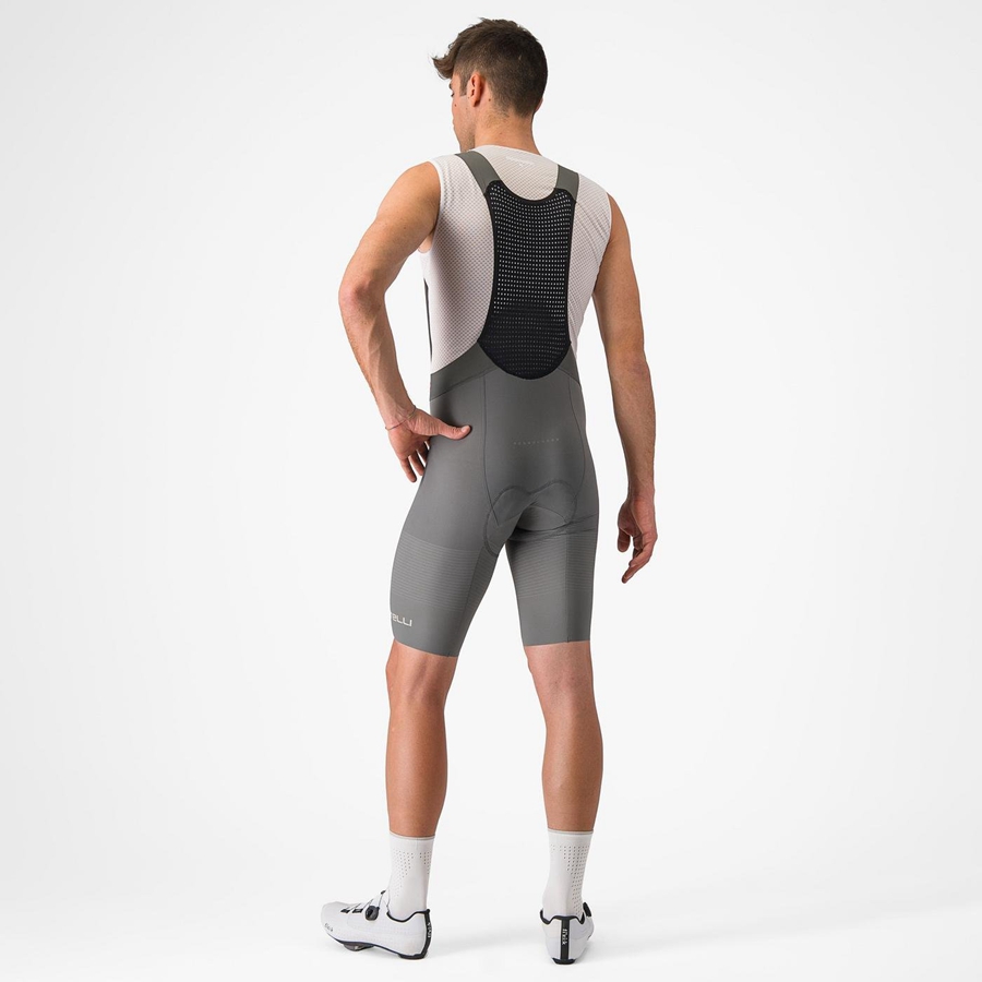 Grey Men Castelli PREMIO Bib Shorts | 862513KYS