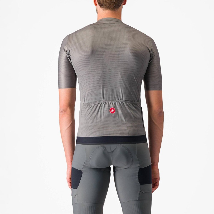 Grey Men Castelli UNLIMITED ENDURANCE Jersey | 397201TJK