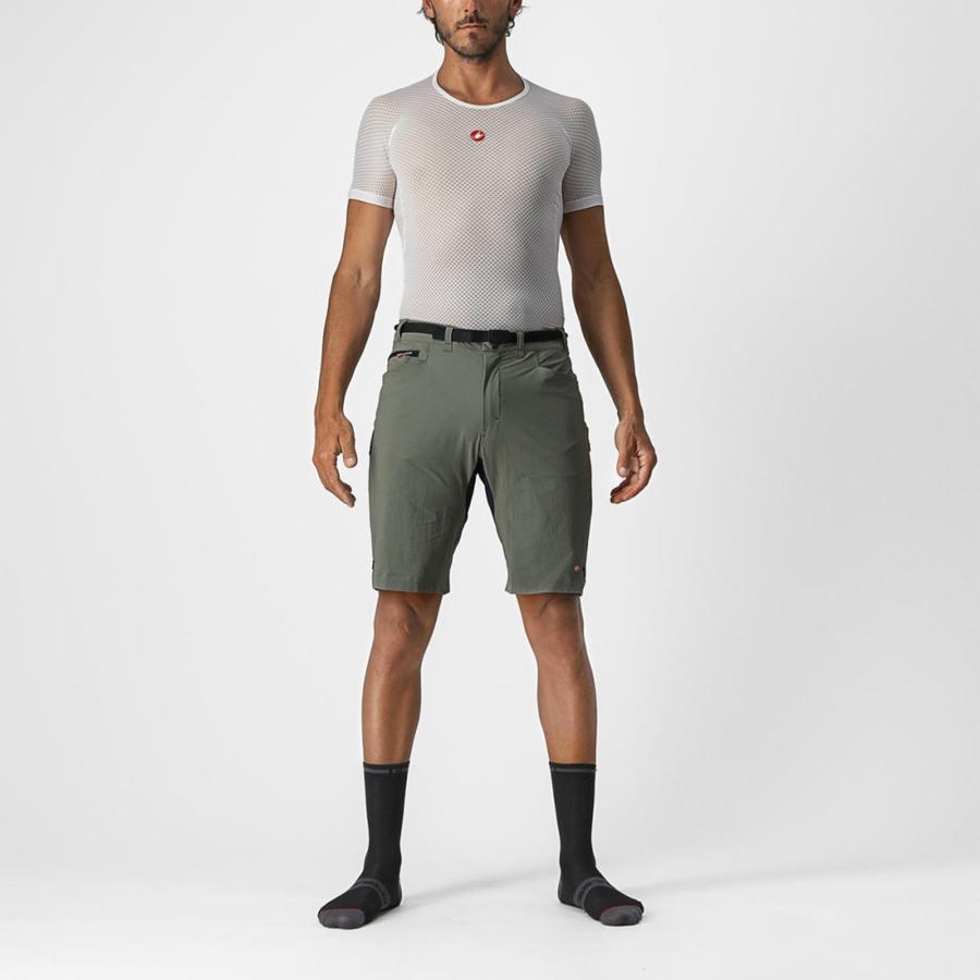 Grey Men Castelli UNLIMITED TRAILGY Shorts | 581964ABK