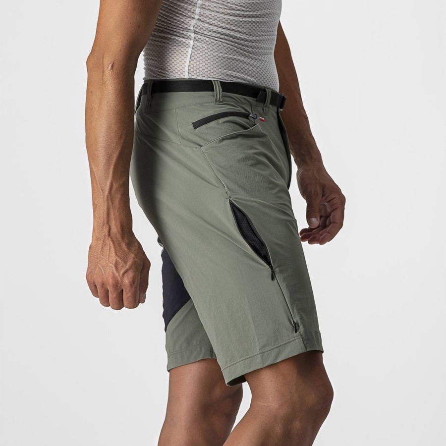 Grey Men Castelli UNLIMITED TRAILGY Shorts | 581964ABK