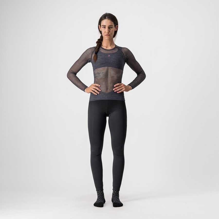 Grey Women Castelli MIRACOLO W LONG SLEEVE Base Layer | 615980SJE