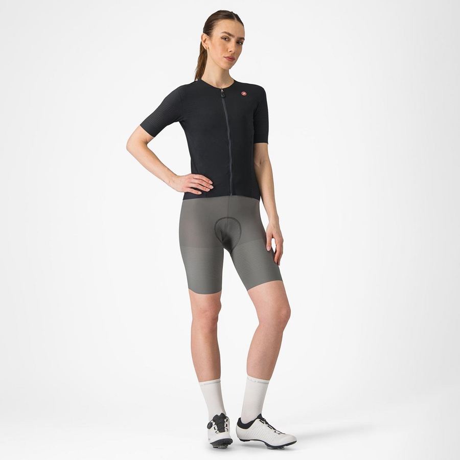 Grey Women Castelli PREMIO W Bib Shorts | 827514JTK