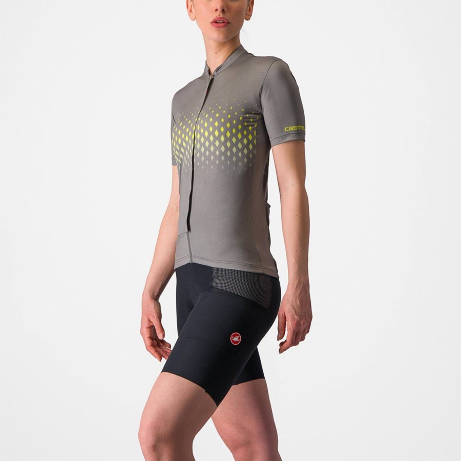 Grey Women Castelli UNLIMITED SENTIERO 3 Jersey | 740689TPH