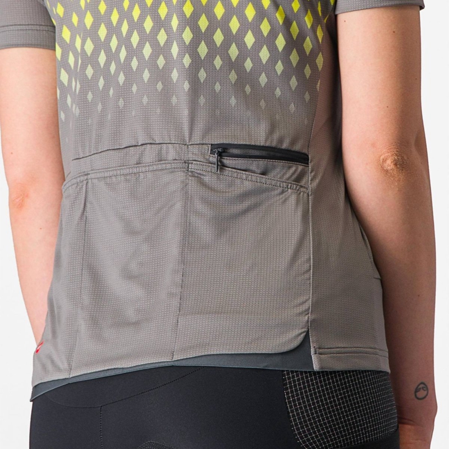 Grey Women Castelli UNLIMITED SENTIERO 3 Jersey | 740689TPH