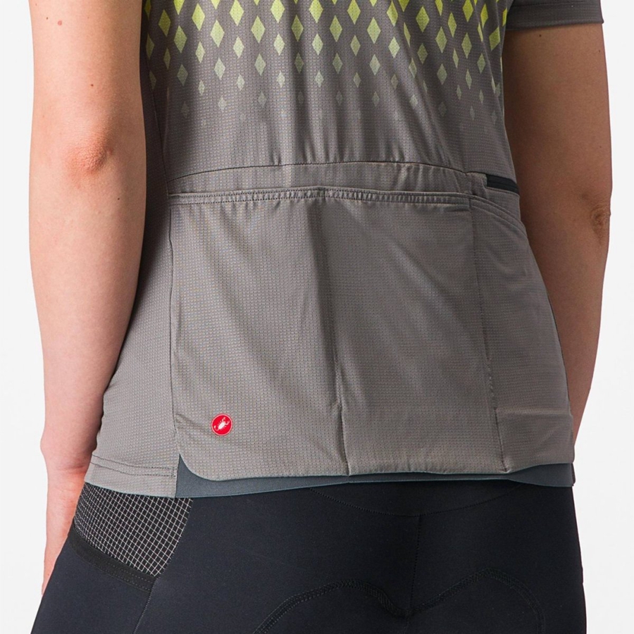 Grey Women Castelli UNLIMITED SENTIERO 3 Jersey | 740689TPH