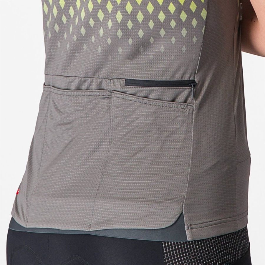 Grey Women Castelli UNLIMITED SENTIERO 3 Jersey | 740689TPH