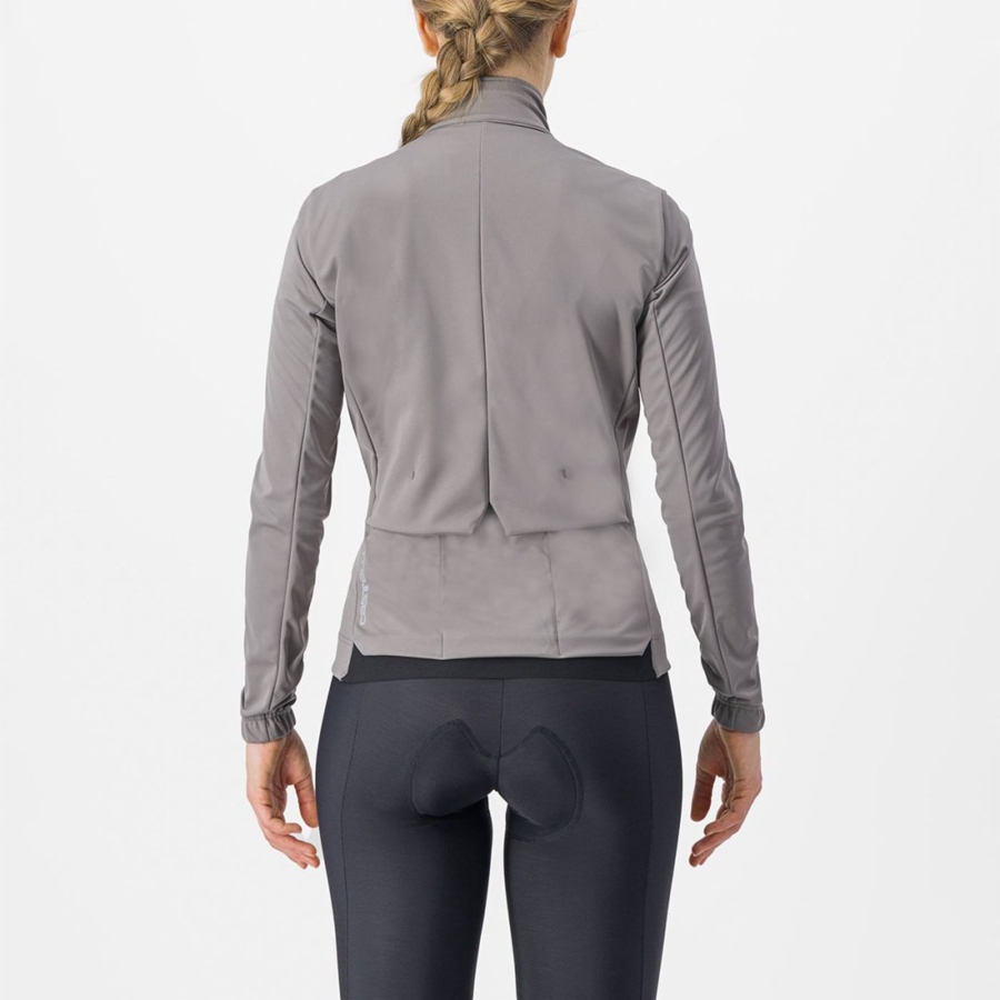 Grey Women Castelli VENTO TRAIL Jackets | 986723WCP