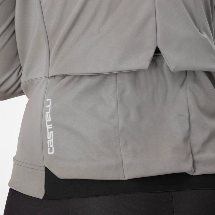 Grey Women Castelli VENTO TRAIL Jackets | 986723WCP