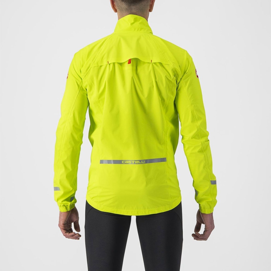 Light Green Men Castelli EMERGENCY 2 RAIN Protection | 748315XPV