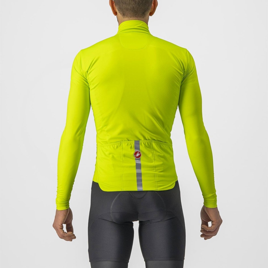 Light Green Men Castelli PRO THERMAL MID LS Jersey | 745029OHK