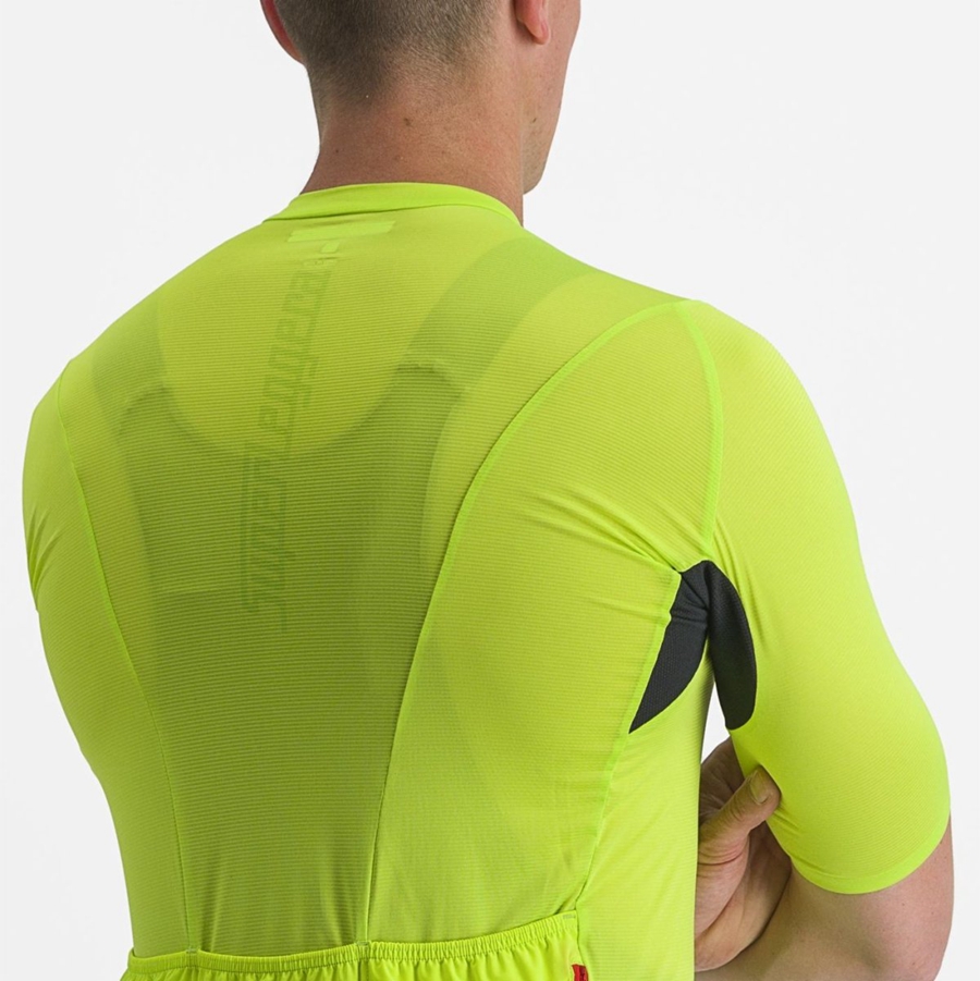 Light Green Men Castelli SUPERLEGGERA 3 Jersey | 218674SNF