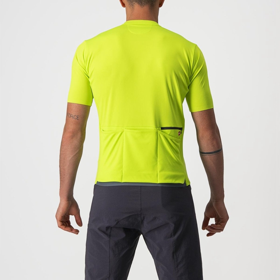 Light Green Men Castelli UNLIMITED ALLROAD Jersey | 430961ZEA