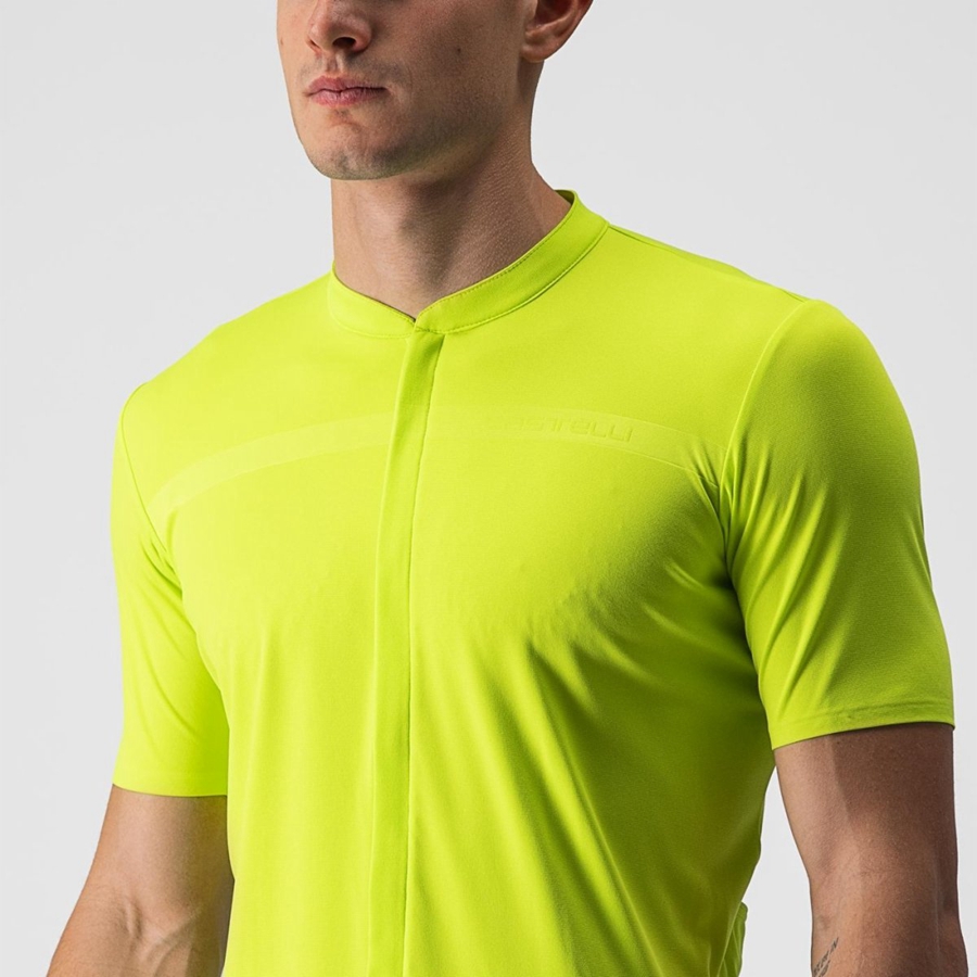 Light Green Men Castelli UNLIMITED ALLROAD Jersey | 430961ZEA