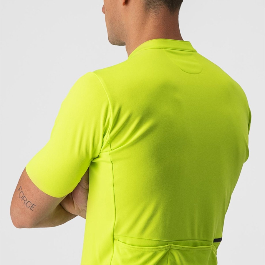 Light Green Men Castelli UNLIMITED ALLROAD Jersey | 430961ZEA