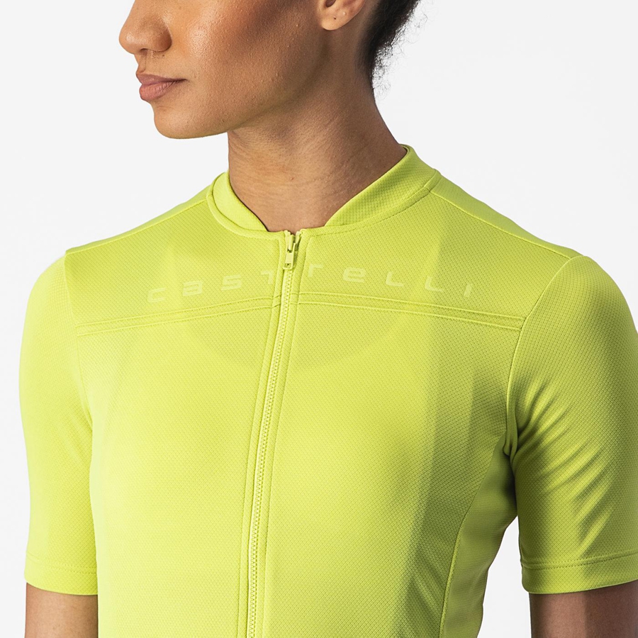 Light Green Women Castelli ANIMA 4 Jersey | 470386RWQ