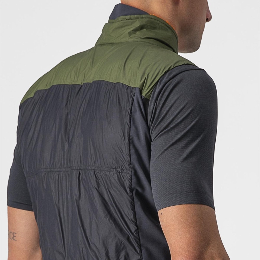 Light Green / Dark Grey Men Castelli UNLIMITED PUFFY Vest | 682415YSF