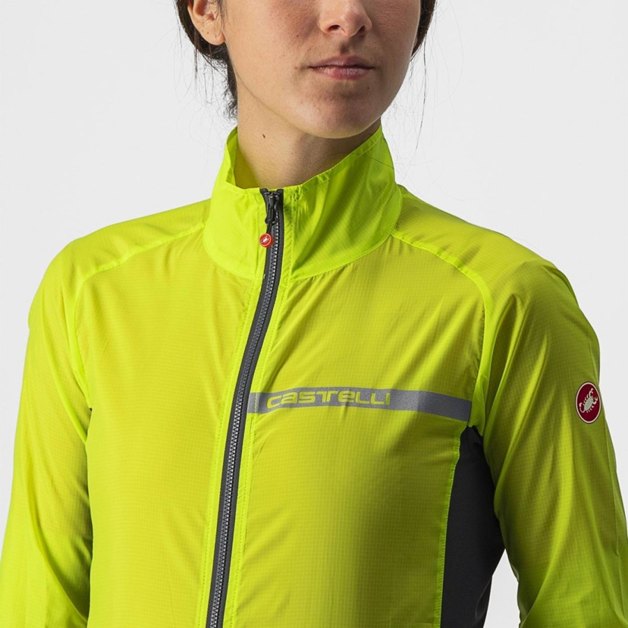 Light Green / Dark Grey Women Castelli SQUADRA STRETCH W Protection | 365049IZY