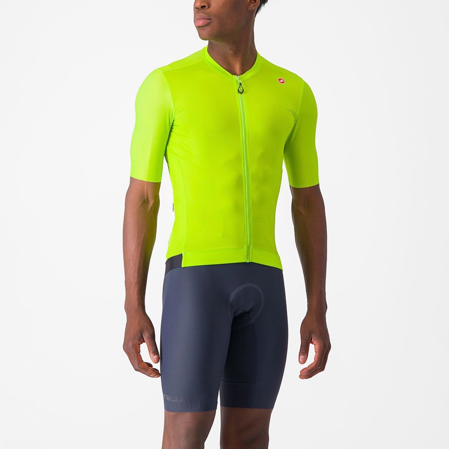 Light Green / Deep Green Men Castelli ESPRESSO Jersey | 168203WZH