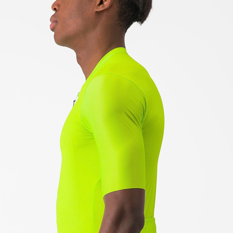 Light Green / Deep Green Men Castelli ESPRESSO Jersey | 168203WZH