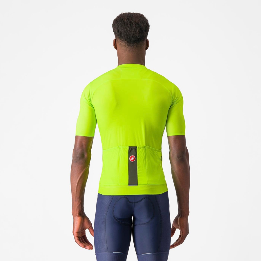 Light Green / Deep Green Men Castelli PROLOGO LITE Jersey | 423956FEM