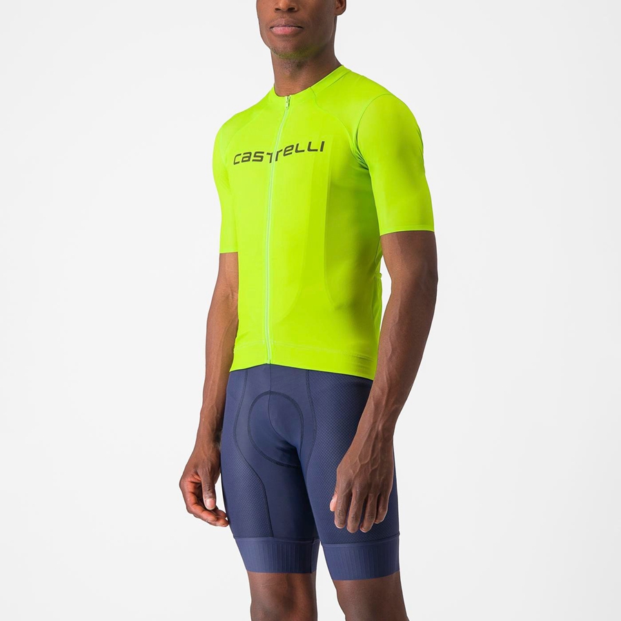 Light Green / Deep Green Men Castelli PROLOGO LITE Jersey | 423956FEM