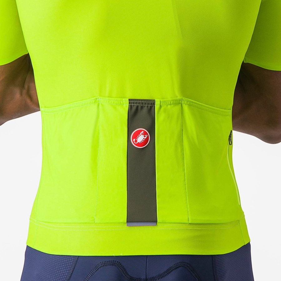 Light Green / Deep Green Men Castelli PROLOGO LITE Jersey | 423956FEM