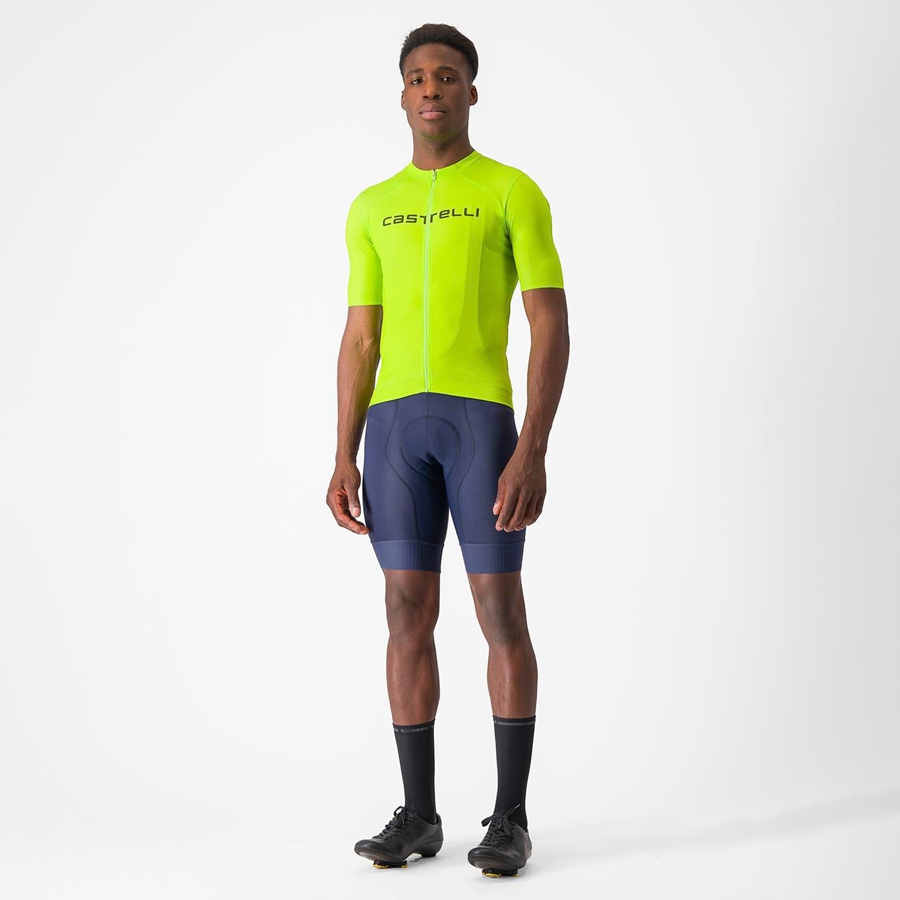 Light Green / Deep Green Men Castelli PROLOGO LITE Jersey | 423956FEM