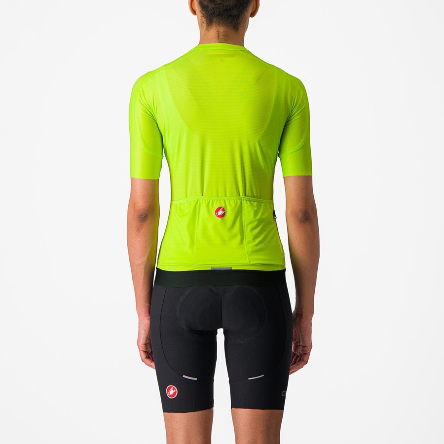 Light Green / Deep Green Women Castelli ESPRESSO W Jersey | 506731WQB