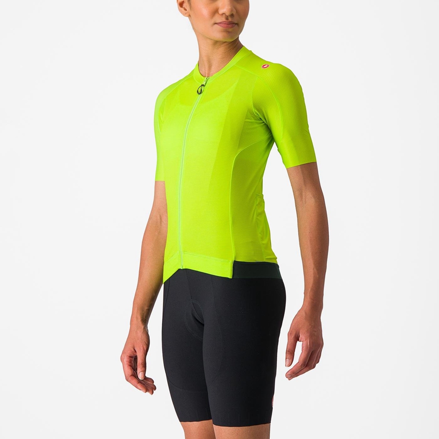 Light Green / Deep Green Women Castelli ESPRESSO W Jersey | 506731WQB