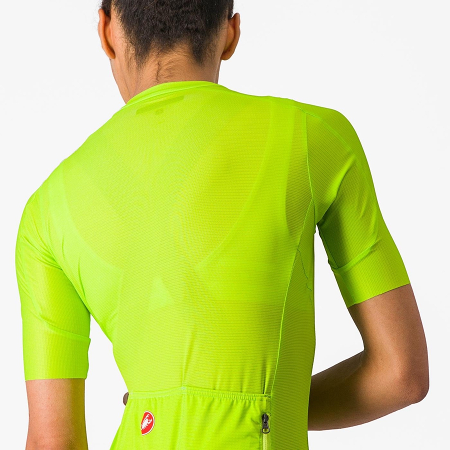 Light Green / Deep Green Women Castelli ESPRESSO W Jersey | 506731WQB