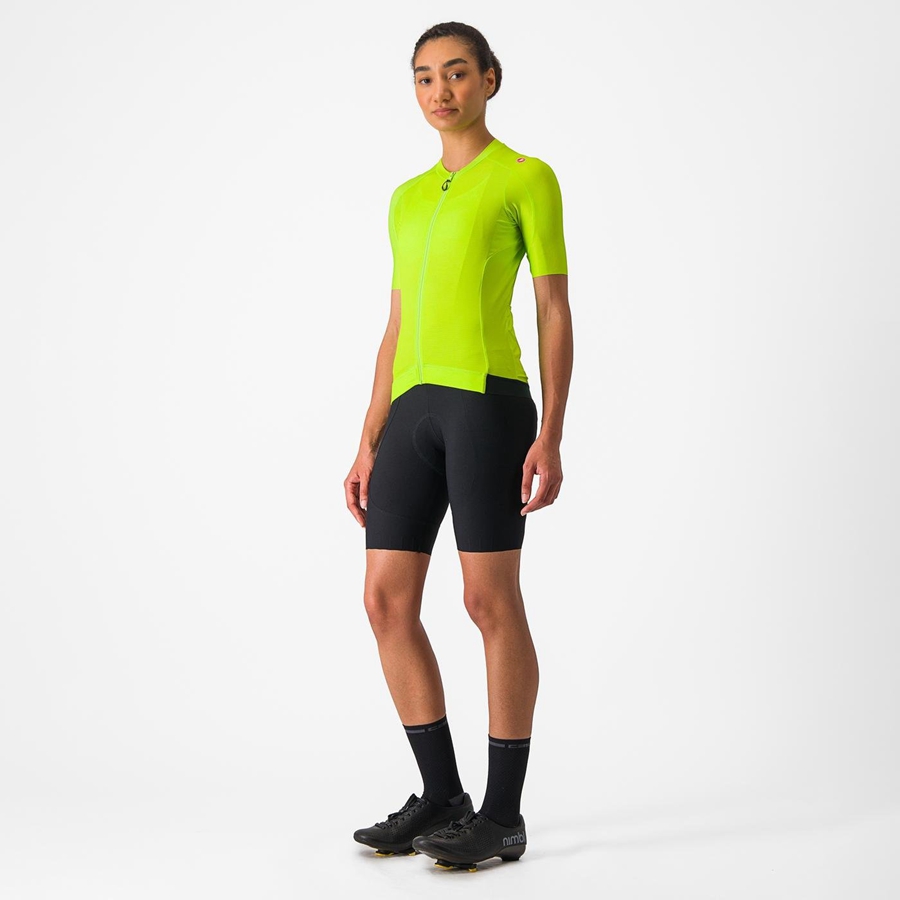 Light Green / Deep Green Women Castelli ESPRESSO W Jersey | 506731WQB