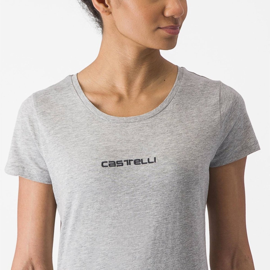 Light Grey Women Castelli CASTELLI CLASSICO W TEE Casual | 245980WXK