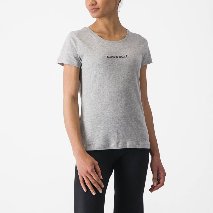 Light Grey Women Castelli CASTELLI CLASSICO W TEE Casual | 245980WXK