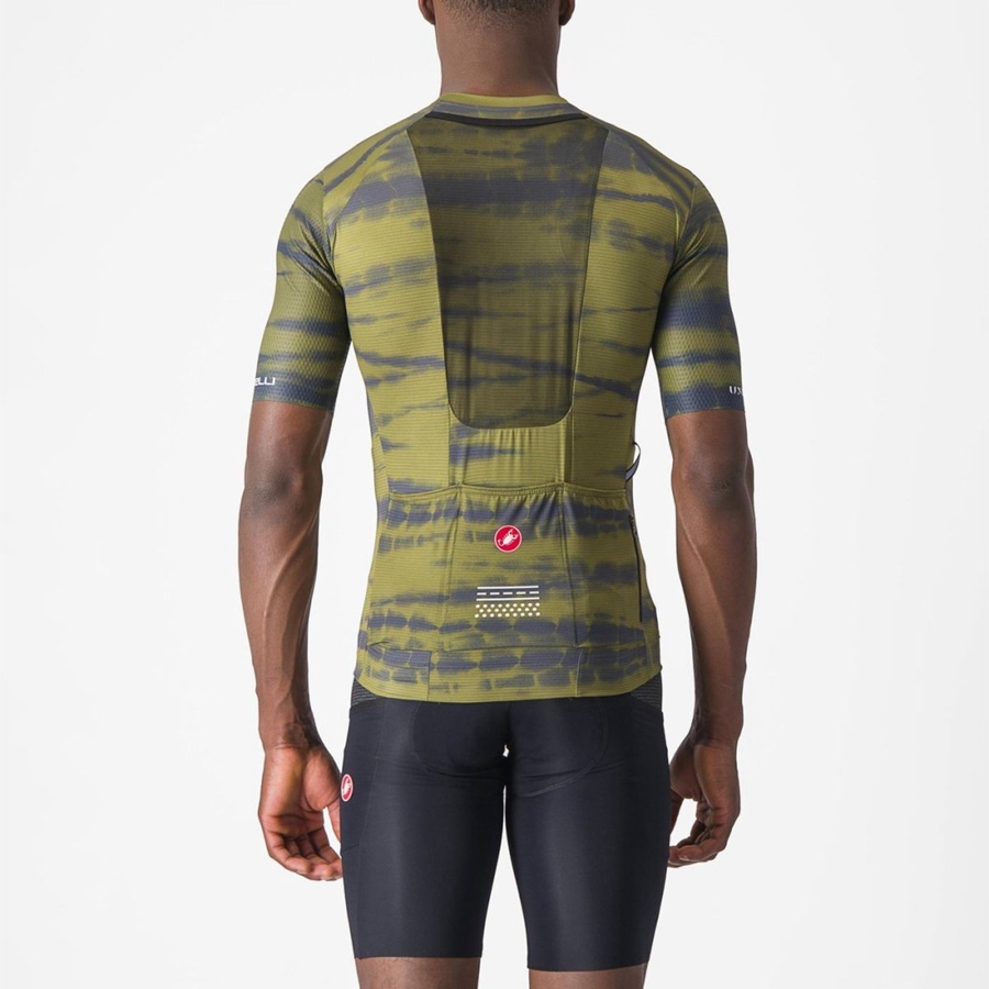 Olive Men Castelli UNLIMITED PRO Jersey | 376524MRB