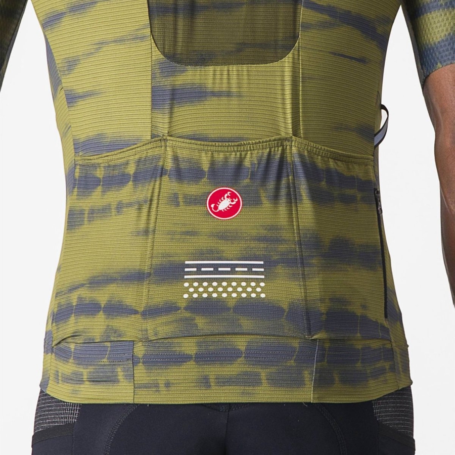 Olive Men Castelli UNLIMITED PRO Jersey | 376524MRB