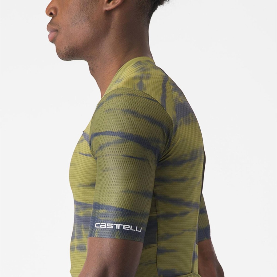 Olive Men Castelli UNLIMITED PRO Jersey | 376524MRB