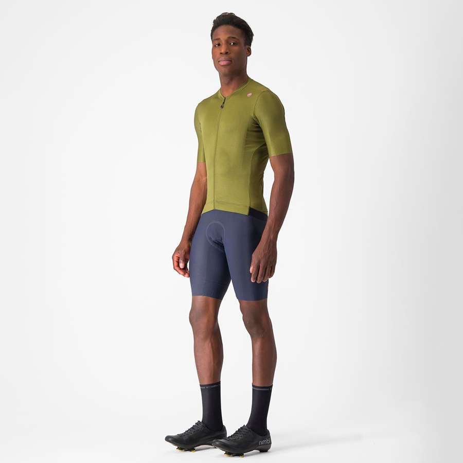 Olive / Light Green Men Castelli ESPRESSO Jersey | 203719IGB