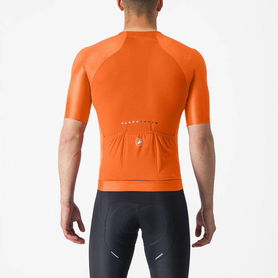 Orange Men Castelli AERO RACE 7.0 Jersey | 410895HTG