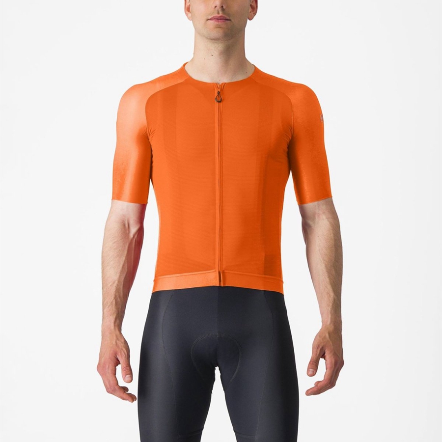 Orange Men Castelli AERO RACE 7.0 Jersey | 410895HTG