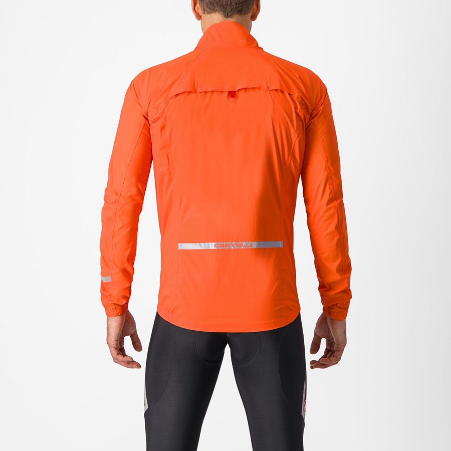 Orange Men Castelli EMERGENCY 2 RAIN Protection | 093625HDI