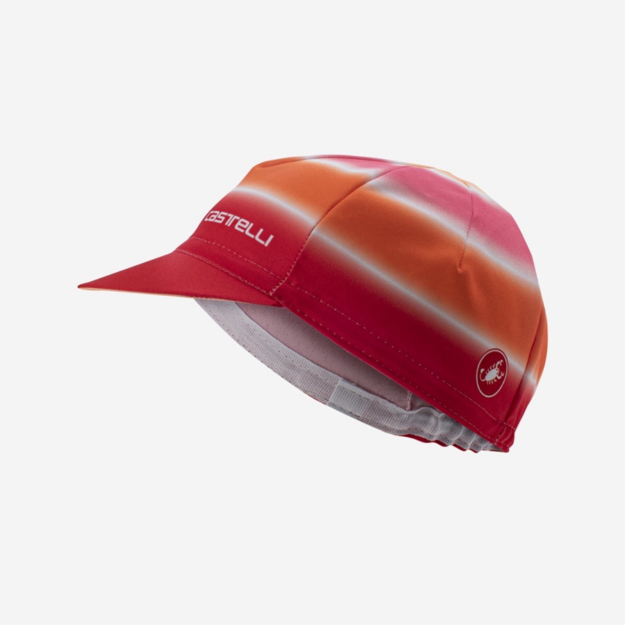 Orange Women Castelli DOLCE Cap | 679830YEC