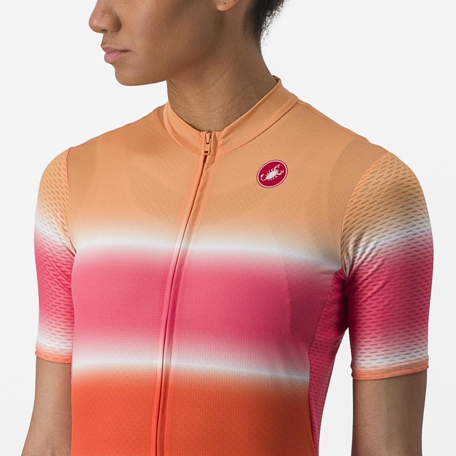 Orange Women Castelli DOLCE Jersey | 031547LBR