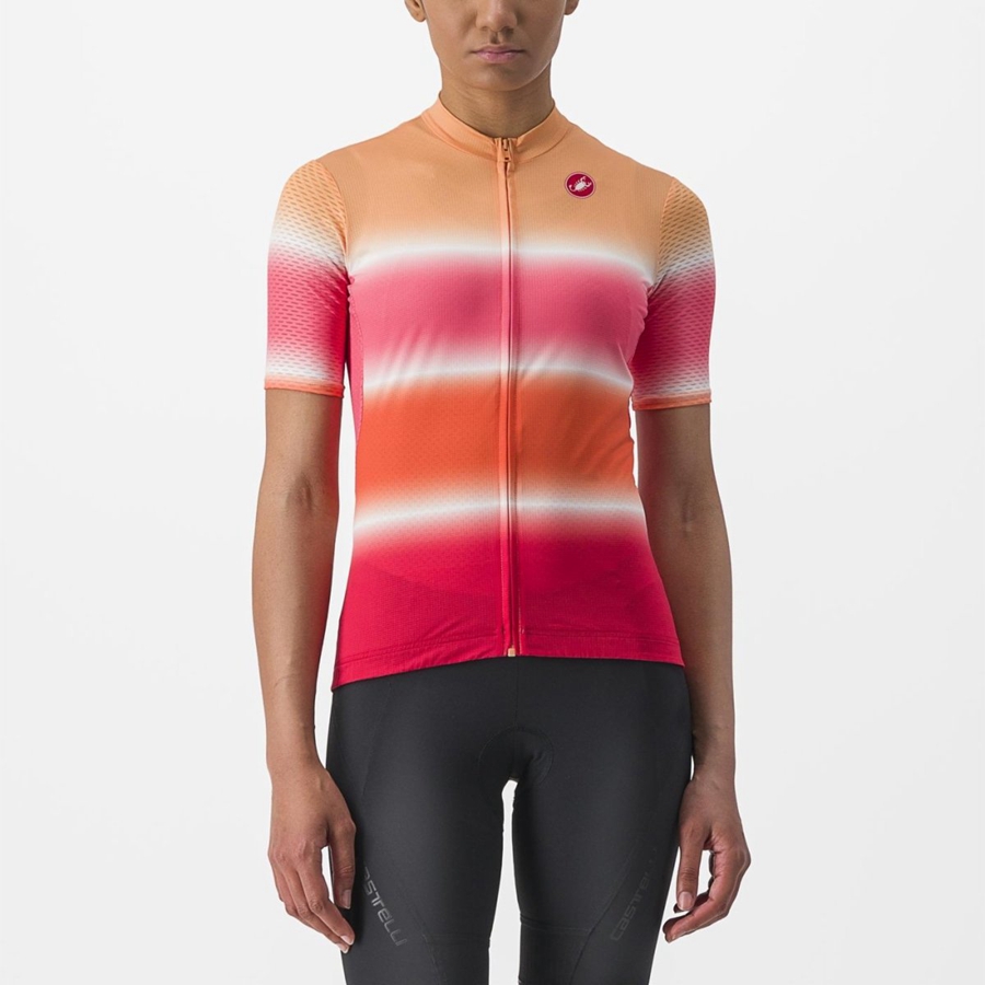 Orange Women Castelli DOLCE Jersey | 031547LBR