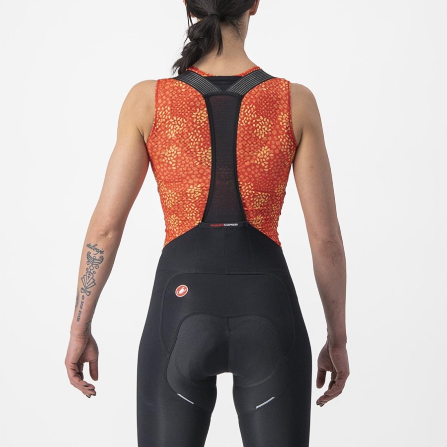 Orange Women Castelli PRO MESH 4 W SLEEVELESS Base Layer | 934208LDM